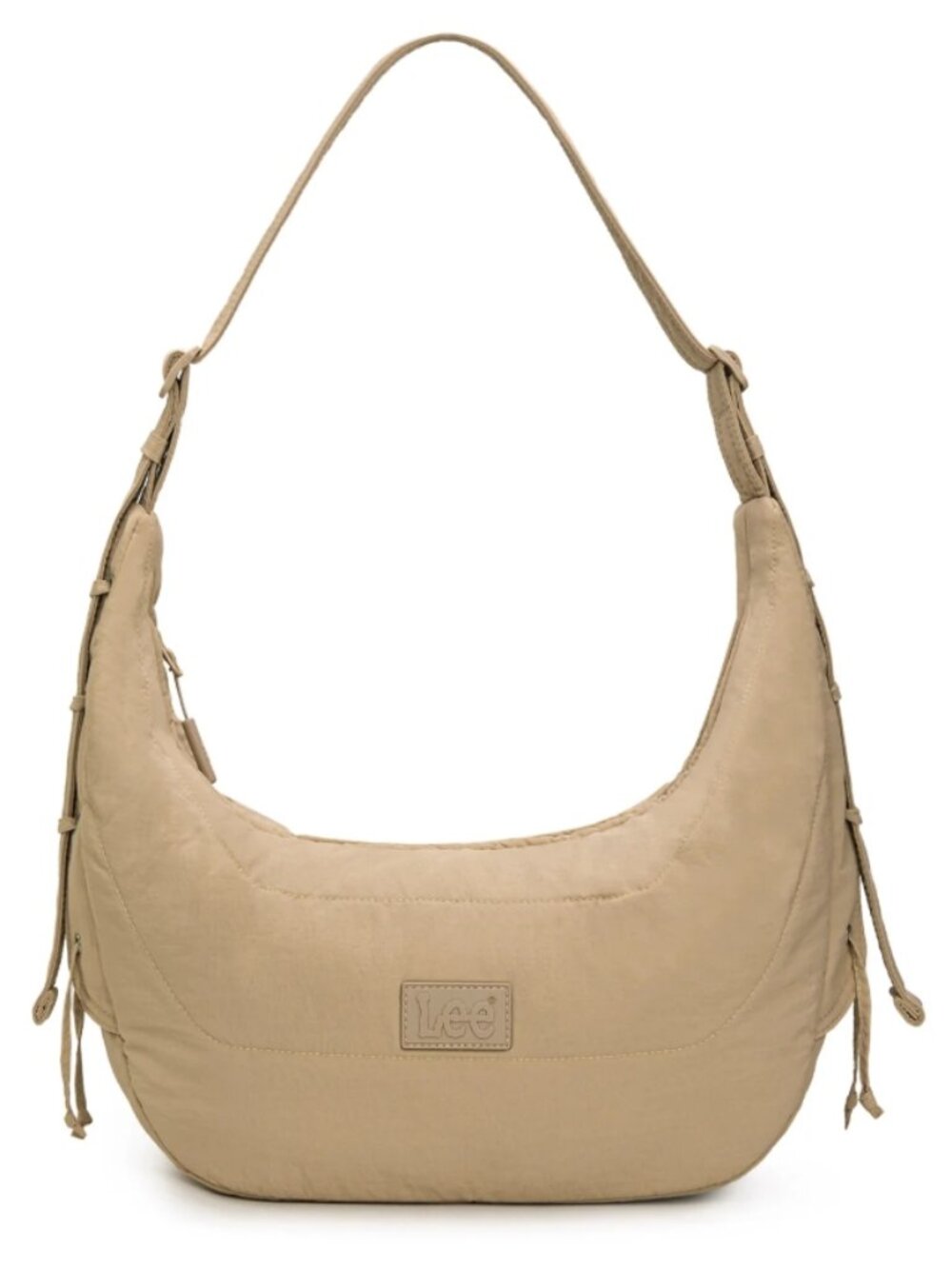 Lee Lace-Up Hobo Shoulder Bag/Crossbody Khaki